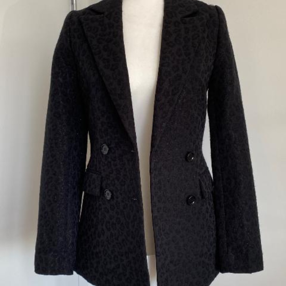 Paris Atelier & Other Stories Textured Black Blazer, Size 0